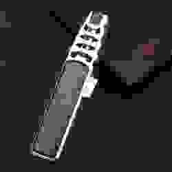 Metalinis lauko vėjui atsparus turbininis butano dujų degiklis