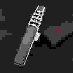 Metalinis lauko vėjui atsparus turbininis butano dujų degiklis