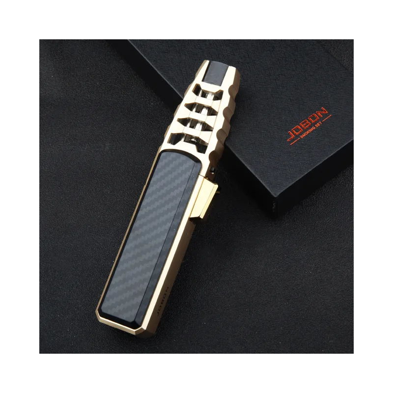 Metalinis lauko vėjui atsparus turbininis butano dujų degiklis