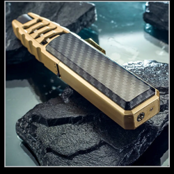 Metalinis lauko vėjui atsparus turbininis butano dujų degiklis